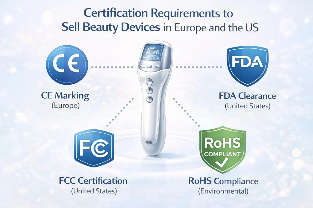 What Certifications Are Required to Sell Beauty Devices in Europe and the US? Какие сертификаты необходимы для продажи косметического оборудования в Европе и США?