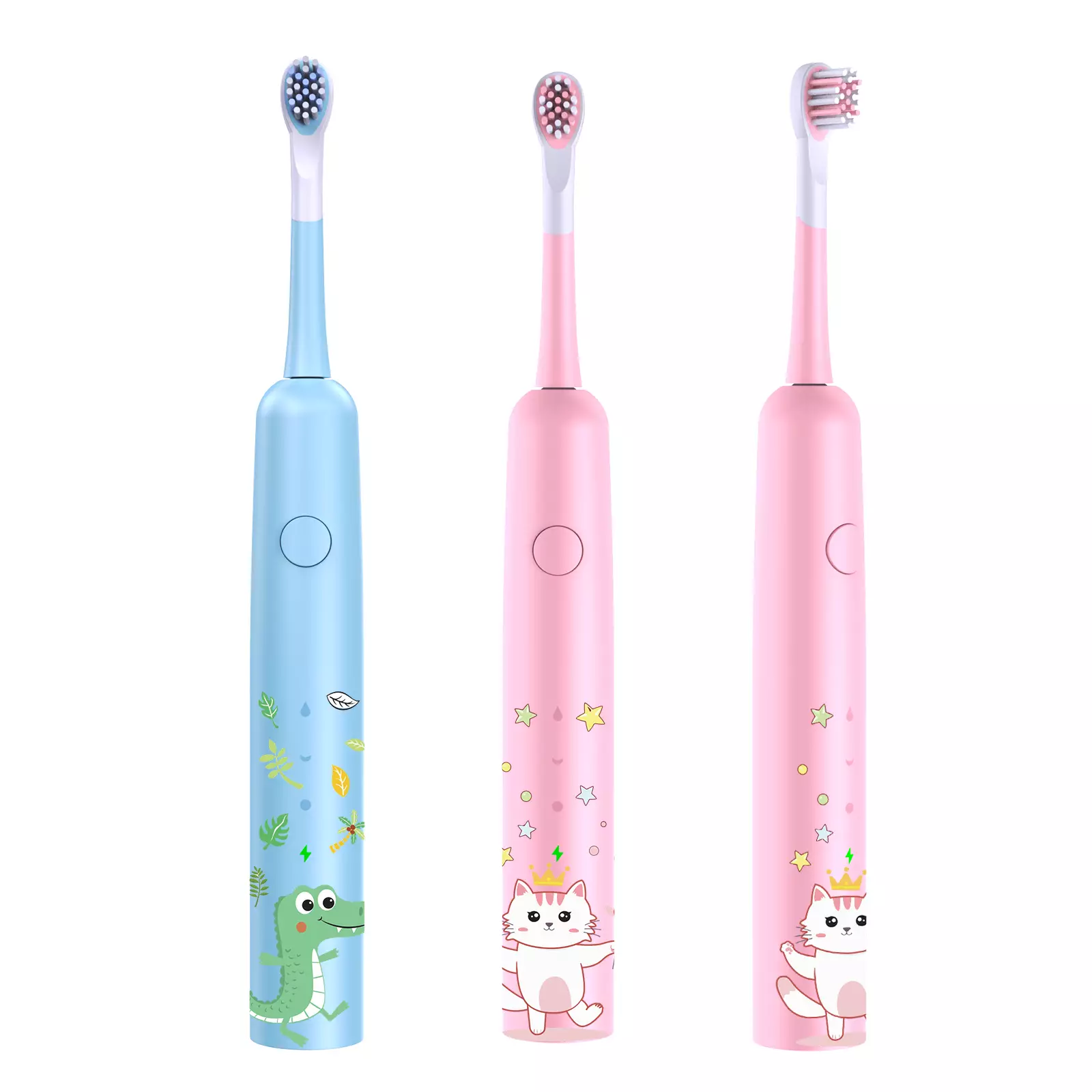 Электрическая зубная щетка Sonic Rechargeable Kids с 3 режимами и памятью, водонепроницаемая IPX7